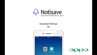 notisave Important setting for oppo [upl. by Nnylamme]