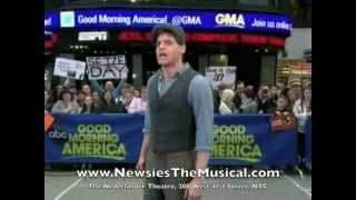 Newsies  quotSeize the DaySanta Fequot Good Morning America [upl. by Hyland]