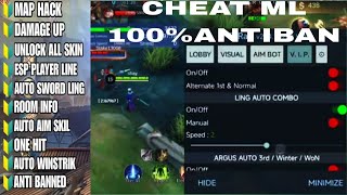 MLBB mod menu auto combo for hard assisian 😝2024  ANTI BANNED FREE KEY REGISTER 😘 [upl. by Atikim]