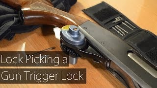 Lock Picking a Gun Trigger Lock [upl. by Bender]