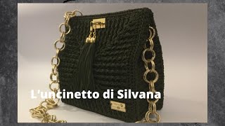 Tutorial Borsa alluncinetto facile Square Bag  Luncinetto di Silvana [upl. by Alyss]