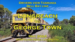 Drivers view Tasmania Longreach to George Town May 2024 [upl. by Einahpet891]