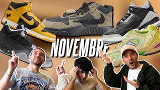 LE MIGLIORI SNEAKER RELEASE DI NOVEMBRE [upl. by Oryaj]