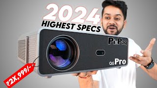 PixPaq OG Pro REVIEW  2024 Highest Specs Projector Under ₹25000 [upl. by Llenet]