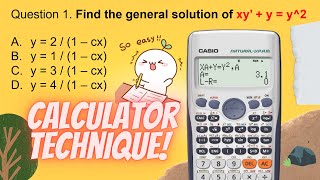 🧮Solve ANY Differential Equation Problem First Order using this CALCU TECH TAGALOGFILIPINO [upl. by Medora]