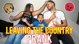 Leaving The Country Prank My Boyfriend CRIED  The Royalty Family [upl. by Jenkel]