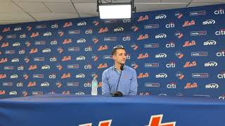 David Stearns Speaks to the Media [upl. by Wilow890]