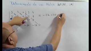 Determinante de una matriz 3x3 [upl. by Naujat]