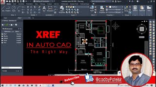 XREF  XREF in autocad  external reference in autocadcadbypatelsir [upl. by Serg]