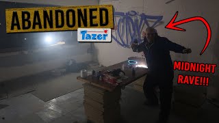 OVERNIGHT RAVE in a HUGE Abandoned Building [upl. by Haswell]