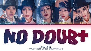 XIN No doubt Lyrics Color Coded Lyrics [upl. by Sluiter]