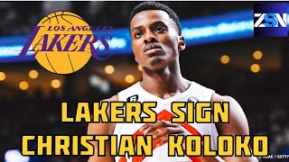 Lakers Sign Christian Koloko To A TwoWay Contract  Lakers Waive Blake Hinson [upl. by Nosaes]