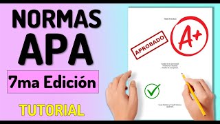 Cómo usar las Normas APA en WORD 7ma Edición 2024  NORMAS APA ULTIMA EDICIÓN [upl. by Byrd]