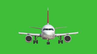 Airplane Flying Green Screen Effect Video [upl. by Oicanata]