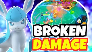 Glaceon is Overpowered and its Insane Pokemon Unite [upl. by Lucita]