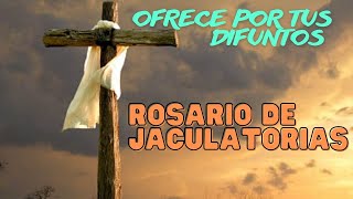 Ofrece por tus difuntos un Rosario de Jaculatorias  Jaculatorias por las almas del purgatorio [upl. by Dlarrej]