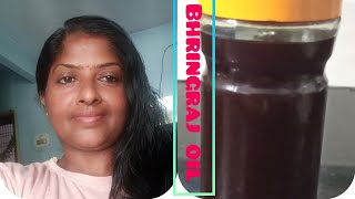 How to make Maha Bhringraj oil our home made Maha Bhringraj oil applied oil to my hair wacviral [upl. by Akerahs301]