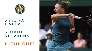 Simona Halep vs Sloane Stephens  Final Highlights I RolandGarros 2018 [upl. by Ayokal]