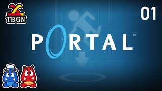 Portal Lets Play Part 01  TBGN  Vital Testing Apparatus Destroyed [upl. by Thibaut]