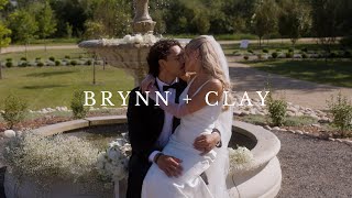 French Chateau Sparrow Lane Wedding  Brynn  Clay 4K [upl. by Pachton]