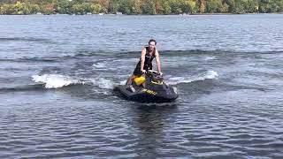 180 drift trick on sea doo spark jet ski Trixx seadoo jetski shorts [upl. by Oaks621]