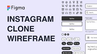 Figma tutorial  wireframe for beginners [upl. by Emmalynne]