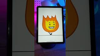 How to Animate a BFDI Walk Cycle 🔥😆flipaclip bfdi walkcycle [upl. by Ijnek633]