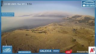 Timelapse Wildfire Galicica August 2024  Пожар на Галичица  Август 2024 wildfire ohrid [upl. by Garrot58]