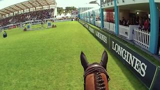 Cambox ISI2  Caméra embarquée avec Emanuele Gaudiano ITA  Derby de la Baule CSI 5 [upl. by Imalda155]