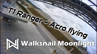 T1 Ranger Acro Wing flying  Walksnail Moonlight 4K [upl. by Marcile]