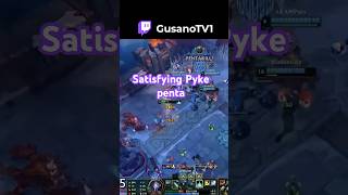 Satisfying Pyke Penta leagueoflegends pyke twitch pentakill [upl. by Edgardo]