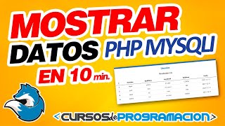 Mostrar datos Php mysql 🔴 [upl. by Greggs]