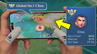 GLOBAL CHOU HANDCAM FULL TUTORIAL only 1 knew this trick MUST WATCH  Mobile Legends [upl. by Karylin]