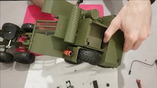 Rc Fayee Fy004a Military Truck 8x8 Oshkosh Hemtt build part 4 [upl. by Gaylord]