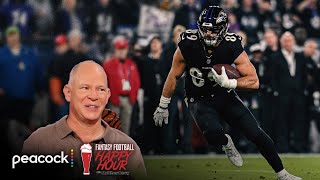 Fantasy TE rankings Why the elites are important in 2024  Fantasy Football Happy Hour  NFL on NBC [upl. by Clein907]