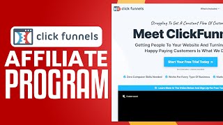 ClickFunnels Affiliate Program Tutorial 2024  How To Make Money From ClickFunnels [upl. by Isleana30]