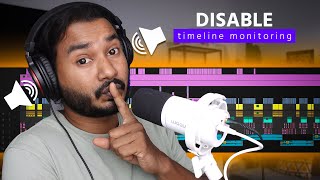 How to Disable Mic Monitoring FEEDBACK When Recording in Premiere Pro [upl. by Anires541]