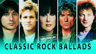 Classic Rock Ballads  Greatest Rock Power Ballads  Journey Foreigner Whitesnake Heart [upl. by Franci]