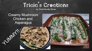 Creamy Mushroom Chicken and Asparagus [upl. by An959]