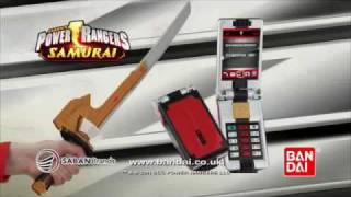 Power Rangers Samurai Samuraizer Morpher amp Samurai Spin Sword [upl. by Piselli]