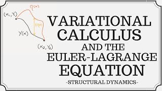 Introduction to Variational Calculus  Deriving the EulerLagrange Equation [upl. by Oironoh]