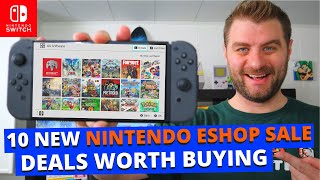 A MASSIVE NEW Nintendo Eshop Sale  10 Switch Games Worth Buying [upl. by Nitz]