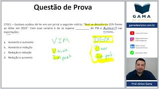 QUESTÃO 27021  BALANÇA COMERCIAL CPA10 CPA20 CEA AI ANCORD [upl. by Anewor344]