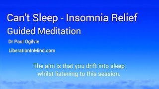 Can’t SleepInsomnia Relief Guided Meditation [upl. by An]