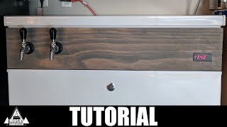 Keezer Faucet Temp Control CO2 Line Routing Installation  Tutorial [upl. by Allx723]