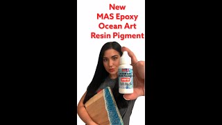 Resin Art Pigment Review New MAS Epoxy Ocean Art Pigment [upl. by Harpp]