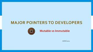 Mutable vs Immutable in AEM as Cloud Service [upl. by Lainahtan]