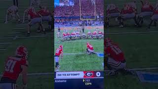 Georgia Bulldogs PlaceKicker Peyton Woodring [upl. by Acinej]