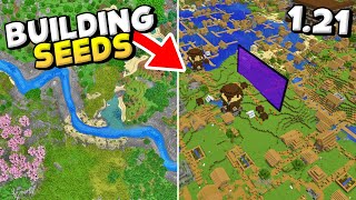 TOP 10 BEST SEEDS for BUILDING in MINECRAFT 121 Bedrock amp Java [upl. by Bernard96]