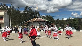 Baile dela Contradanza en el barrio la Caldera de Sidcay Cuenca Ecuador 2018 [upl. by Pomcroy]